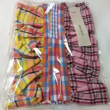 니코앤드 멀티 체크 프릴 토트백