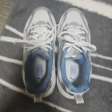 Puma 신발 화이트/실버/블루