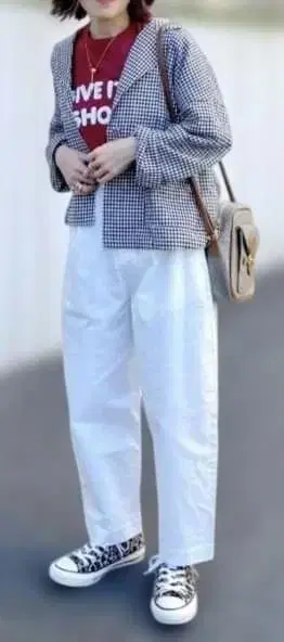 l'atelier du savon 깅엄 체크 자켓