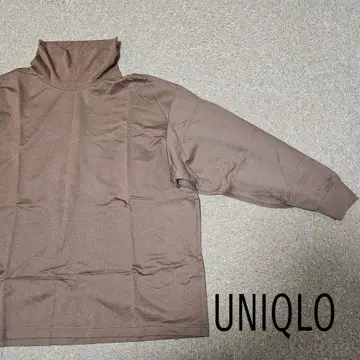 UNIQLO 하이넥 긴팔 티셔츠