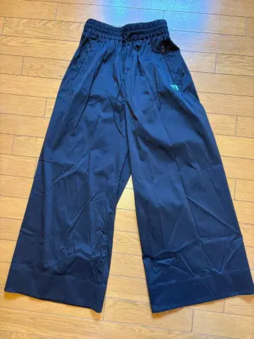 Y-3 블랙 와이드 팬츠 adidas Yhoji Yamamoto