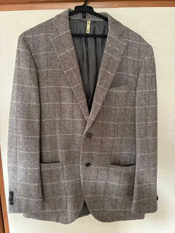 blazer's bank 체크 무늬 비즈니스 자켓