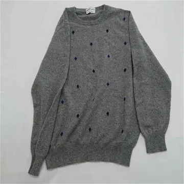 세테피리카시미어 캐시미어 크루넥 니트 그레이 계열 46 XS