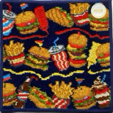 완판템 버거샵 페이 팔로워 한정판 손수건 1