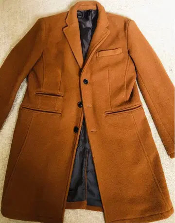 [ 새상품급 ] 브라운 체스터 코트