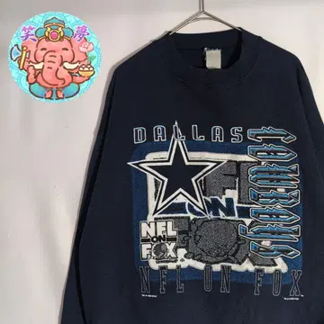 맨투맨 네이비 NFL 90s 빈티지 달라스 카우보이즈