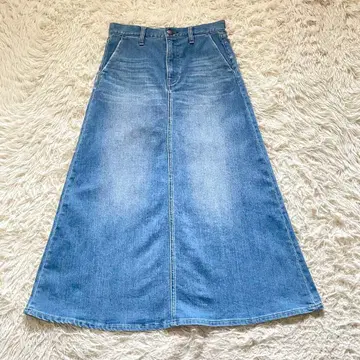 23구 데님 워셔블 스트레치 데님 스커트 36