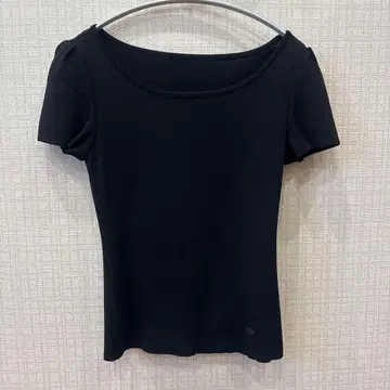 FOXEY 블랙 반팔 상의 40