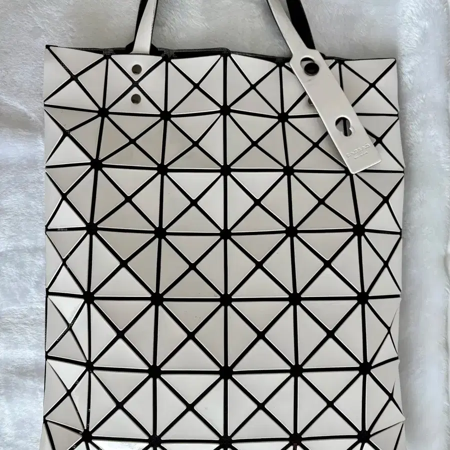 Bao Bao Issey Miyake White Tote Bag (Authentic)