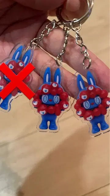 러브부 미야쿠미야쿠 아크릴 키링 2개 세트