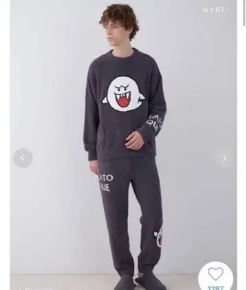 젤라피케 슈퍼 마리오 콜라보 룸웨어 세트