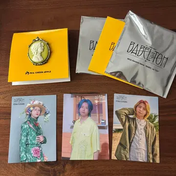 Mrs. GREENAPPLE 핀 배지 바벨 후지사와 료카 포토 카드