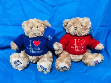 I Love The British Museum 봉제 인형 2색 세트