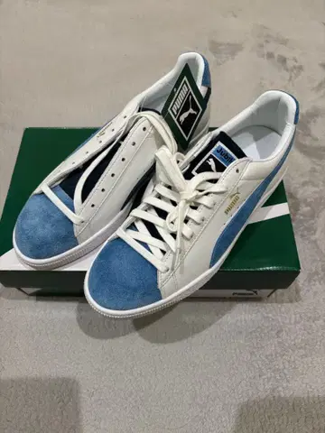 PUMA 스니커즈 화이트/블루