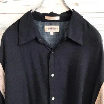 [ 레어 ] CAMPIA 하와이안 셔츠 XXL 빅 블랙 HS102