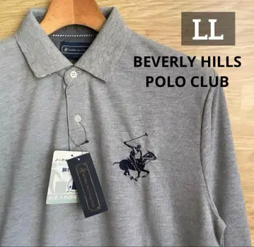 새상품 BEVERLY HILLS POLO CLUB 긴팔 피케 셔츠 그레이