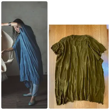 요건 레일 볼록한 짜임 패턴과 드레이프가 매력적인 니트 튜닉 원피스