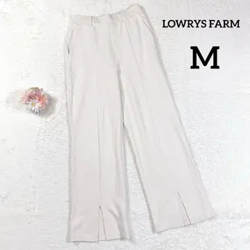 새상품급 [ 로리즈팜 ] 센터 프레스 팬츠 (M) 아이보리 슬랙스