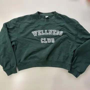 새상품급 Sporty&Rich WELLNESS 크롭 풀오버 S