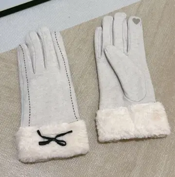 라이트 그레이 여성 장갑