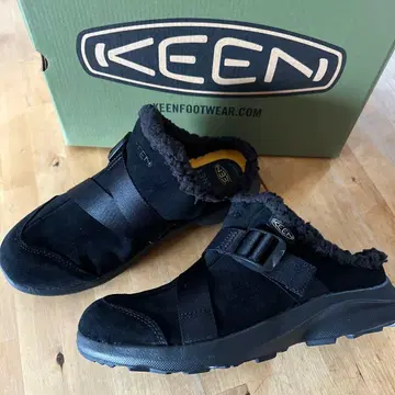 새상품 HOOD CLOG KEEN 킨 후드 로그 블랙 25cm