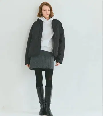 [ 완판템 택 포함 새상품 ] coca 워셔블 리버서블 퀼팅 블루종