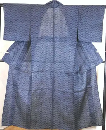 린넨 최고급 미야코 조후 기모노 파도