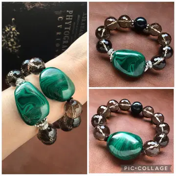 맬러카이트 페어 팔찌