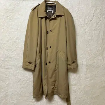 살바토레 페라가모 간치니 베이지 트렌치코트 허리 벨트 포함