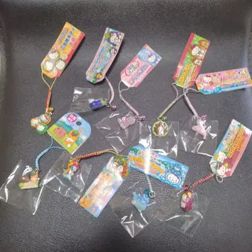 지역 한정 키티 9개 세트 끈 장식 레어