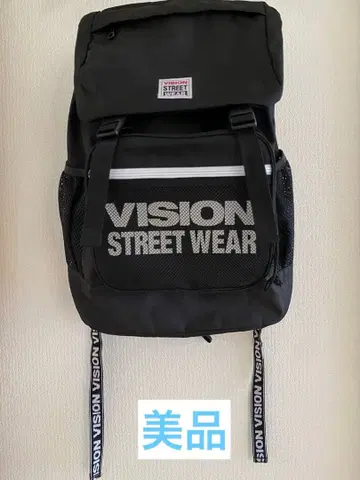 VISION STREET WEAR 블랙 백팩