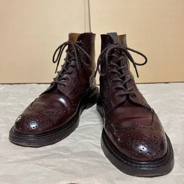 트리커스 MALTON 코도반 버건디 UK 7 1/2