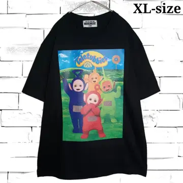 [ 새상품 ] 텔레토비즈 T셔츠 블랙 3