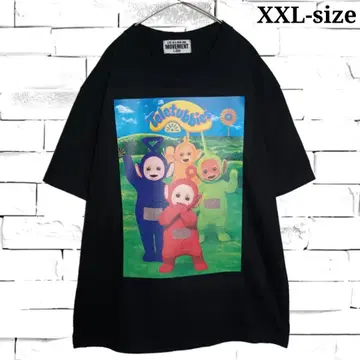 [ 새상품 ] 텔레토비즈 T셔츠 블랙 4