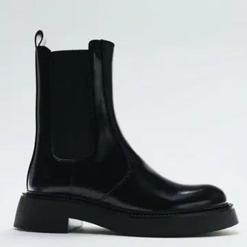 ZARA 첼시 숏부츠 사이드 고어 부츠 사이즈 39