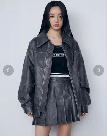 EMODA 에모다 빈티지라이크 오버 블루종 그레이