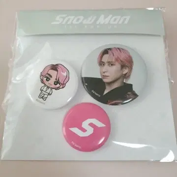 Snow Man 배지 세트 사쿠마 다이스케