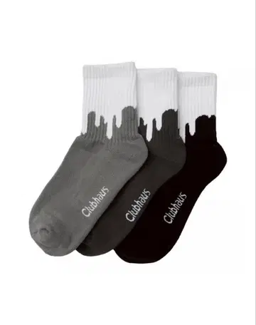 [새상품] 클럽하우스 x LIXTICK 콜라보 드립 삭스 3족 세트