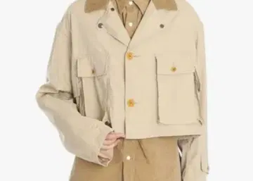 fumika uchida 크롭 코듀로이 자켓 옷깃