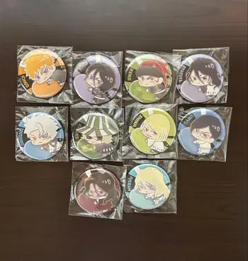 BLEACH 천년혈전편 하구미츠 캔뱃지 전 10종 세트