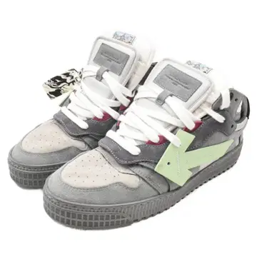 유니크 디자인 스니커즈 그레이/화이트/민트