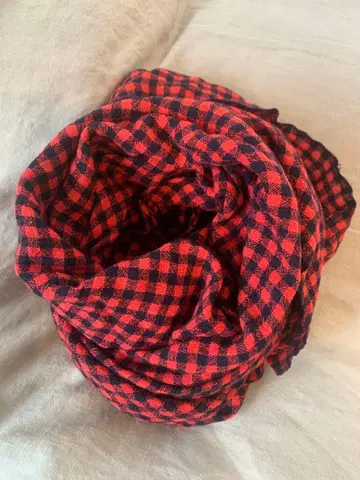 빨검 체크 스톨