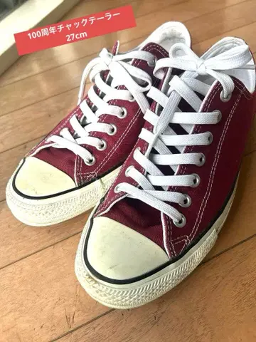 [ 새상품급 ] 100주년 ALL STAR 척테일러 버건디 27cm