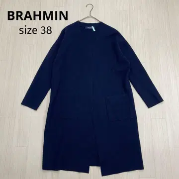 BRAHMIN 브라민 롱 니트 가디건 네이비 38