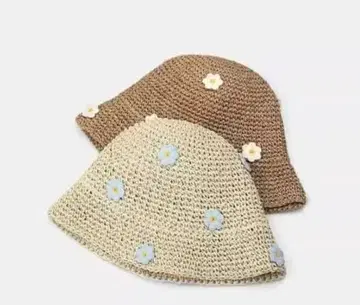 꽃 자수 버킷햇 2종 세트