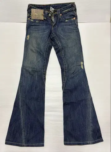 택 포함 미사용 새상품 트루릴리전 플레어 데님 사이즈 26