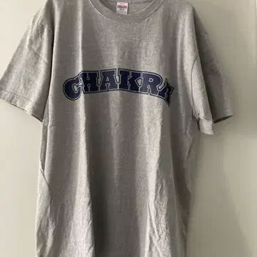 시착만 한 상품 CHAKRA 프린트 그레이 T셔츠 XL