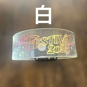 드림 페스티벌 2025 LED 리스트 밴드 화이트