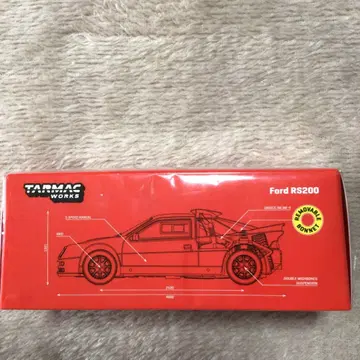 1/64 tarmac 타맥 Ford RS200 레드
