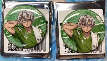 귀멸의 칼날 극락탕 캔뱃지 시나즈가와 사네미